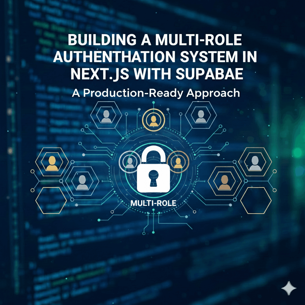 Building a Multi-Role Authentication System in Next.js with Supabase