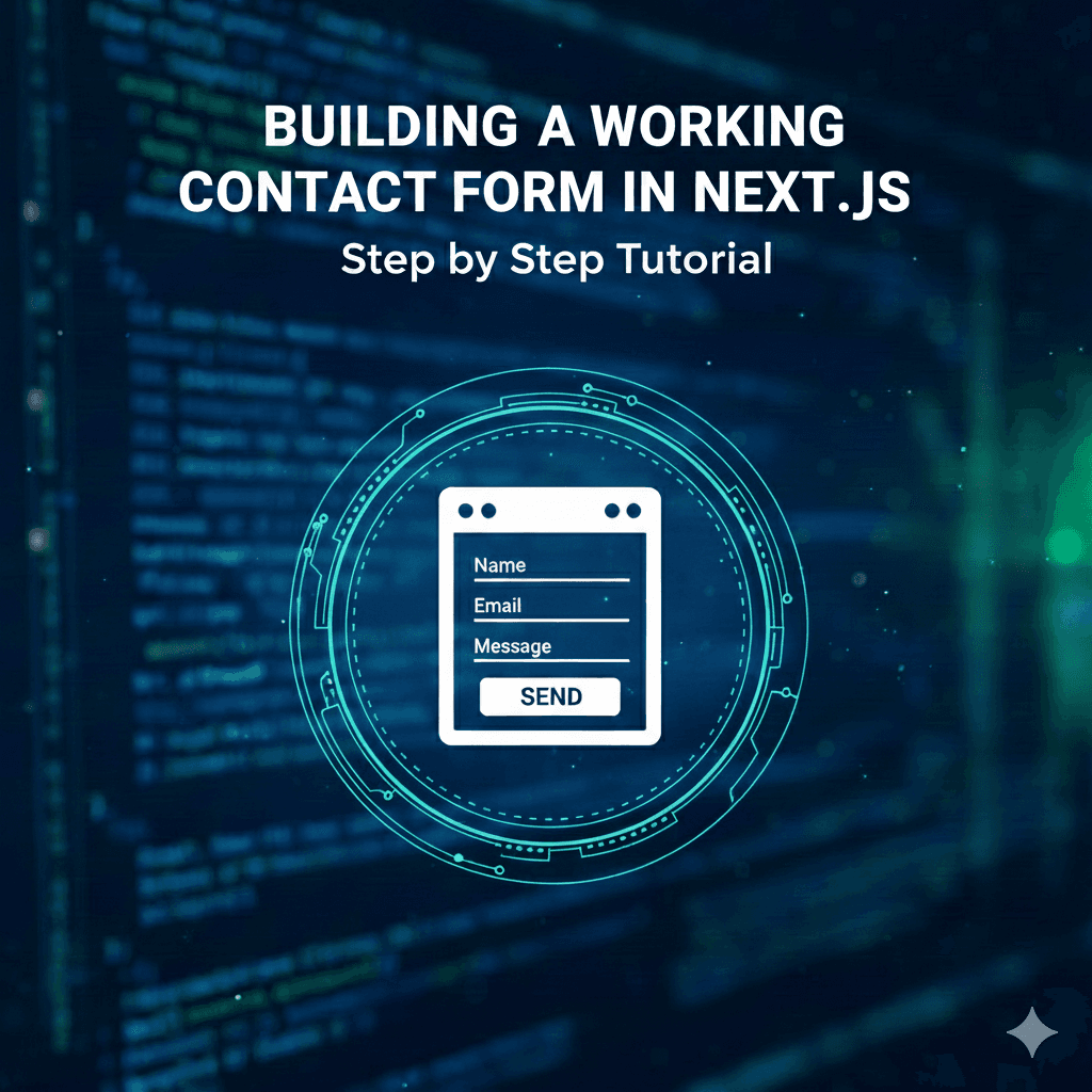 Building a Working Contact Form in Next.js - Step by Step Tutorial